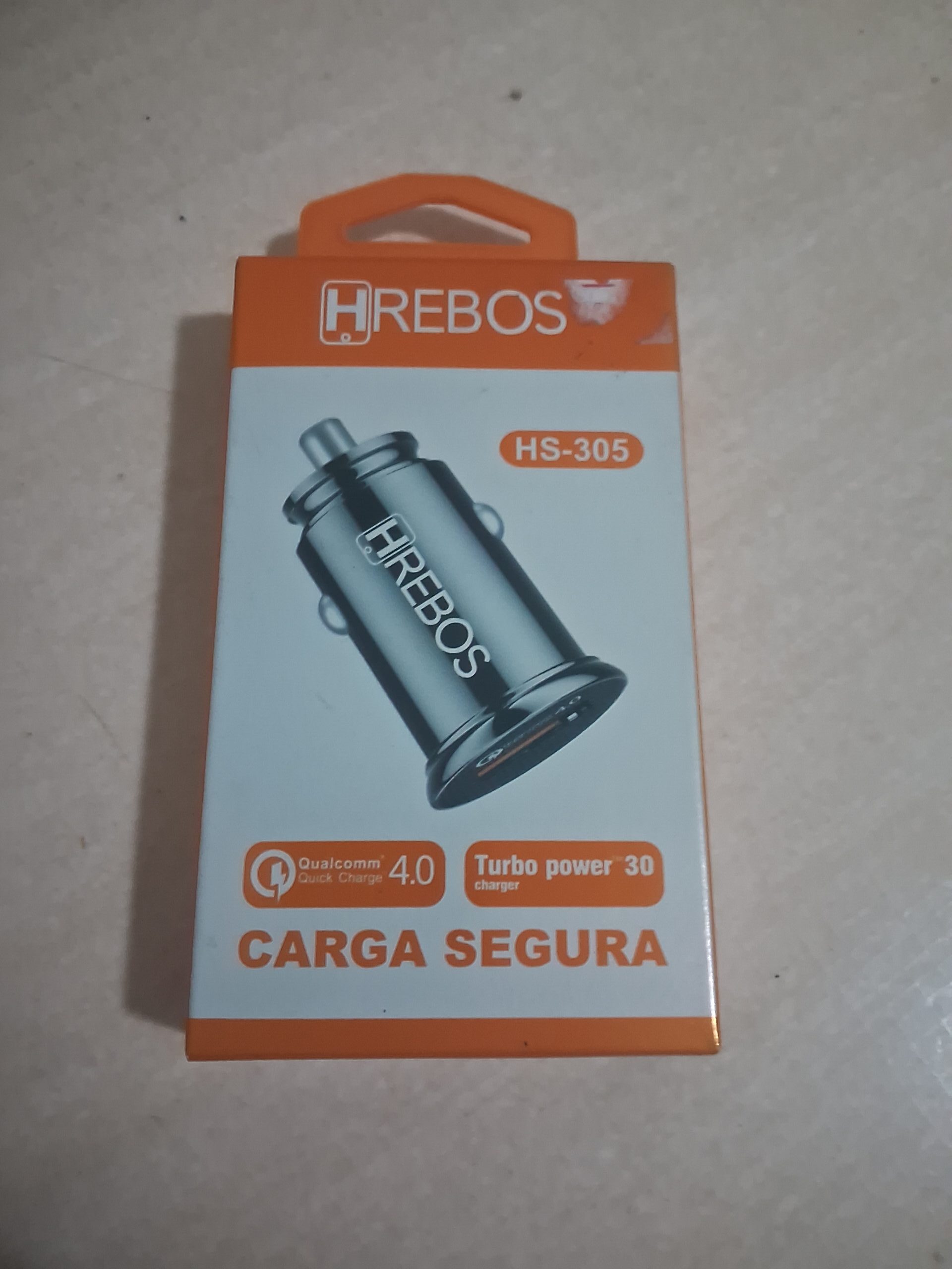 Carregador veicular HREBOS HS-305