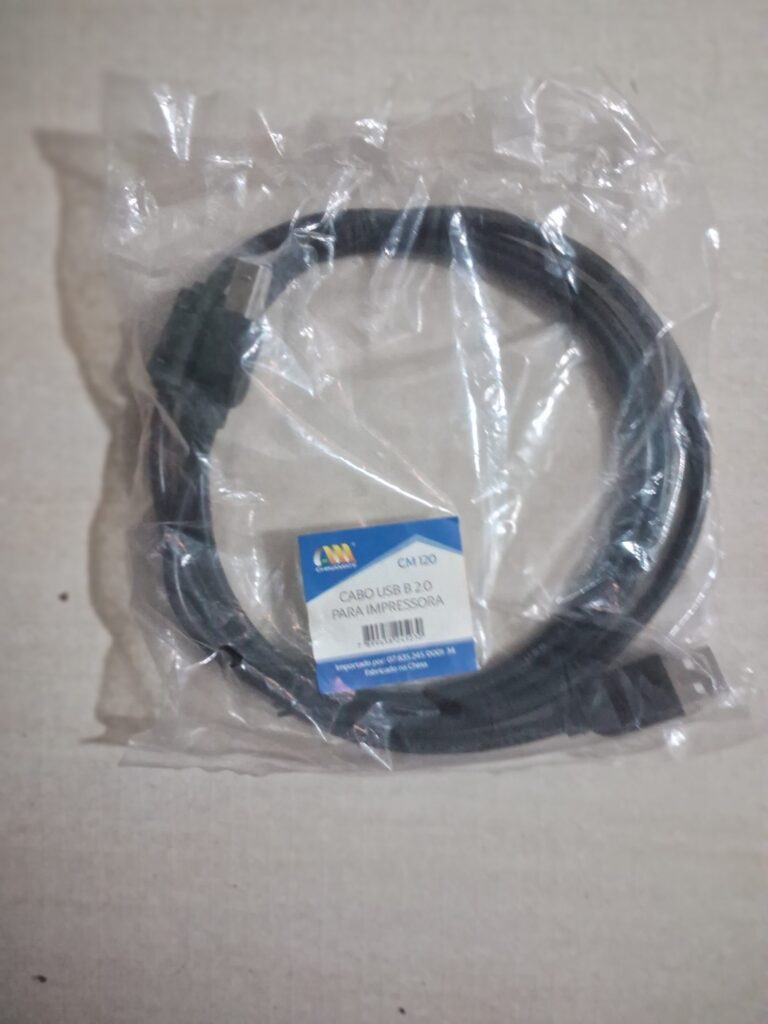 Cabo USB 2.0 para Impressora modelo CM120