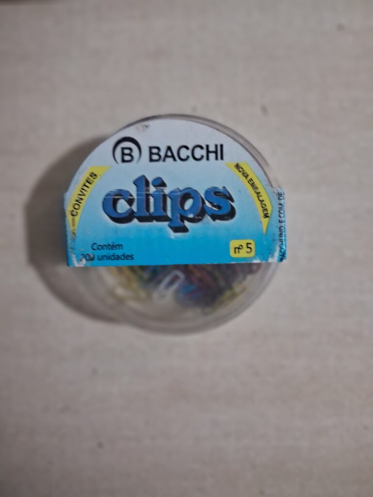Caixa de Mini Clips nº 5 com 200 unidades