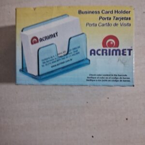 Porta-Cartão de Visita Acrimet Classic Transparente