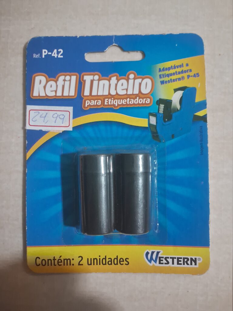 Refil tinteiro para etiquetadora ref. P-42